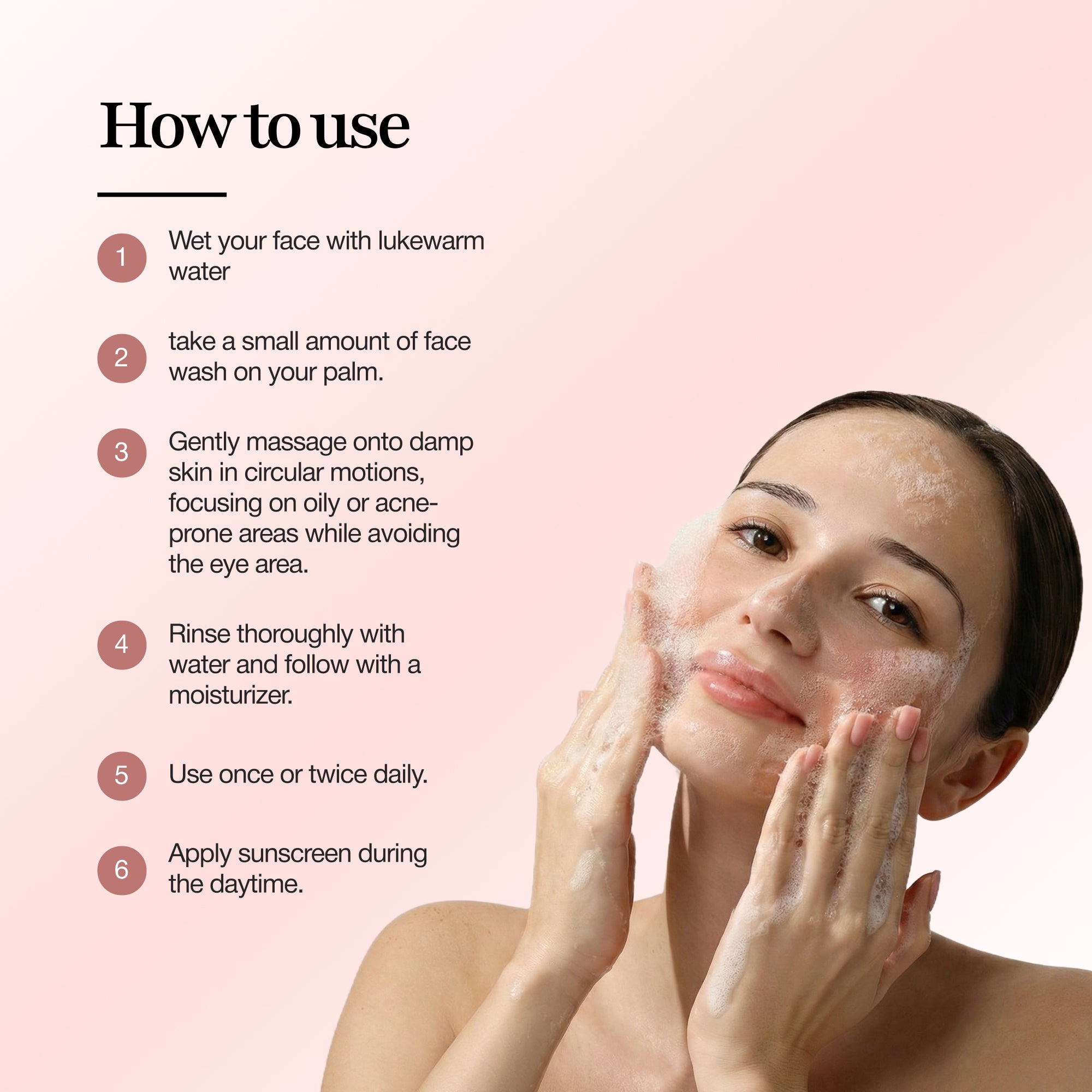 Leevs AHA BHA Glow Face Wash