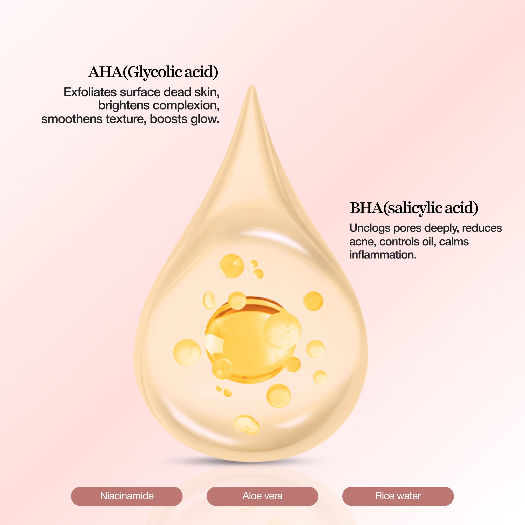 Leevs AHA BHA Glow Face Wash