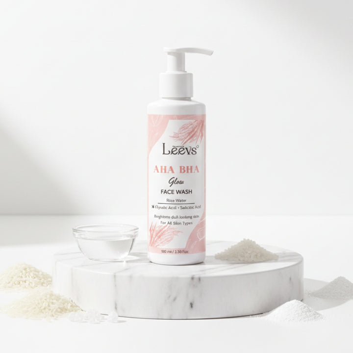 Leevs AHA BHA Glow Face Wash