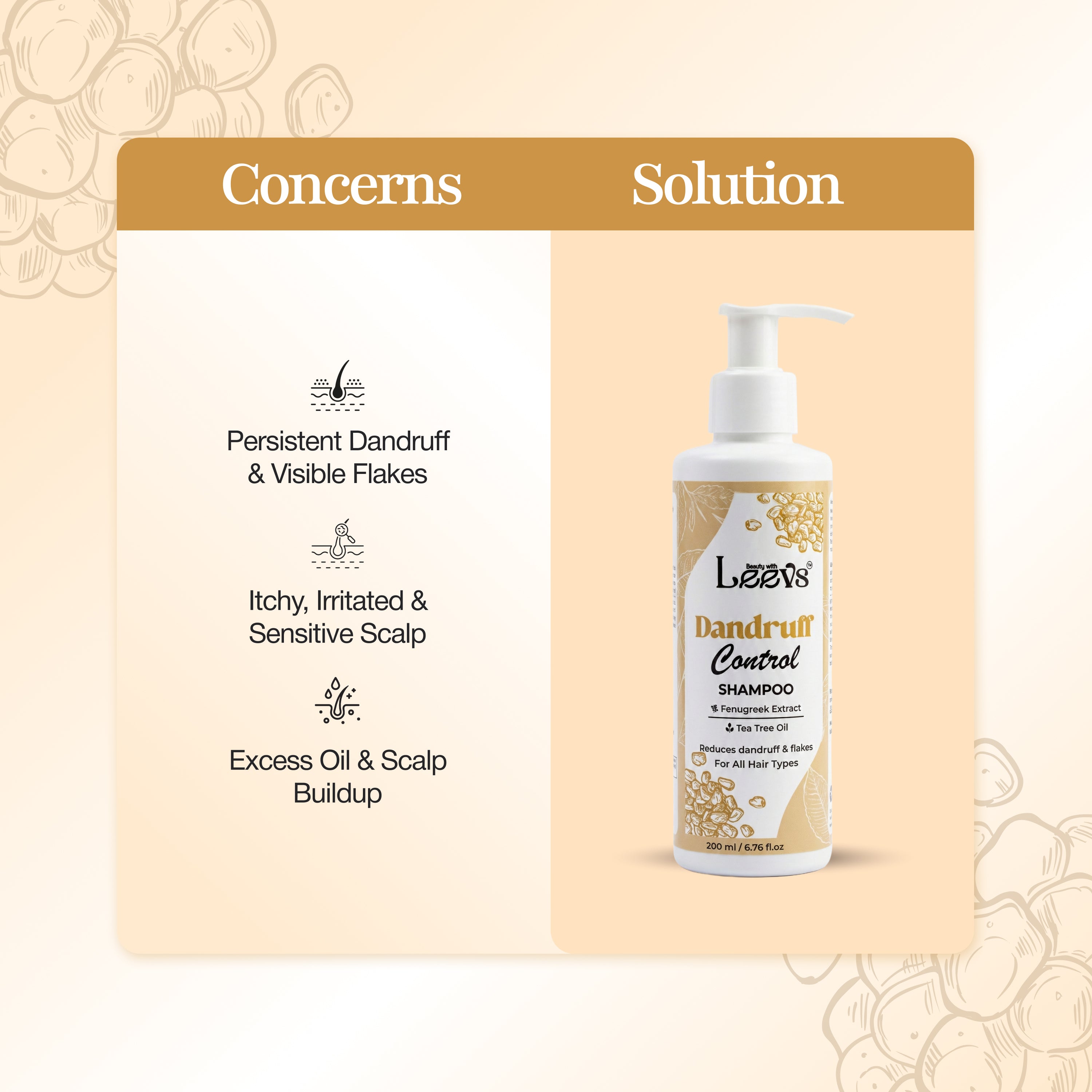 Leevs Dandruff Control Shampoo