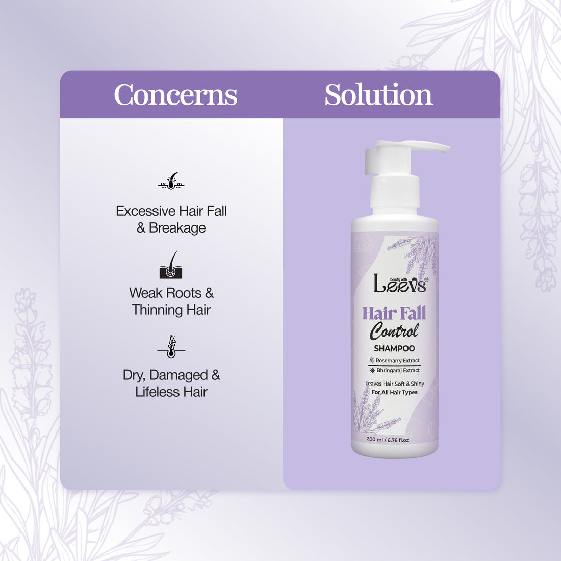 Leevs Hair Fall Control Shampoo