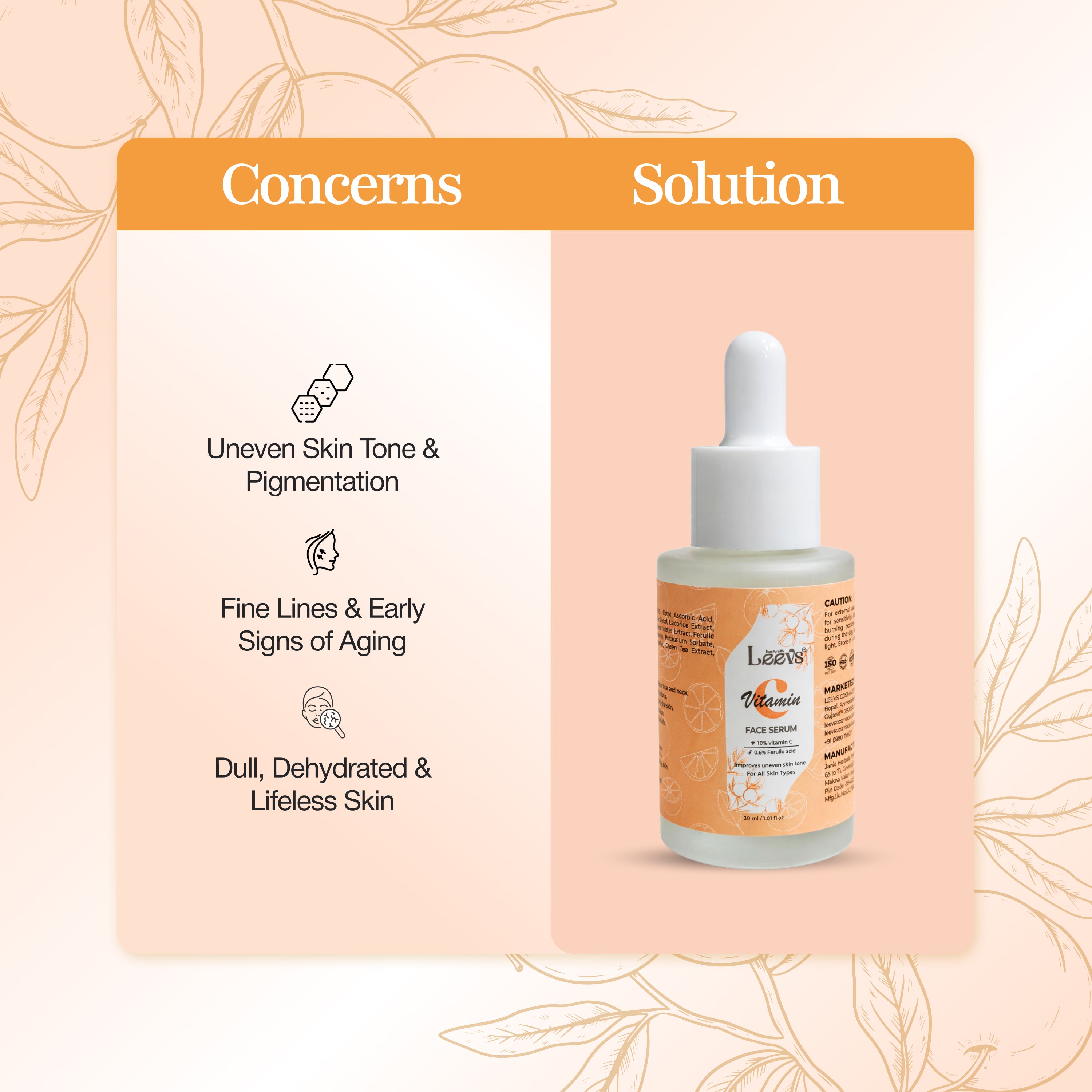 Leevs Vitamin C Face Serum